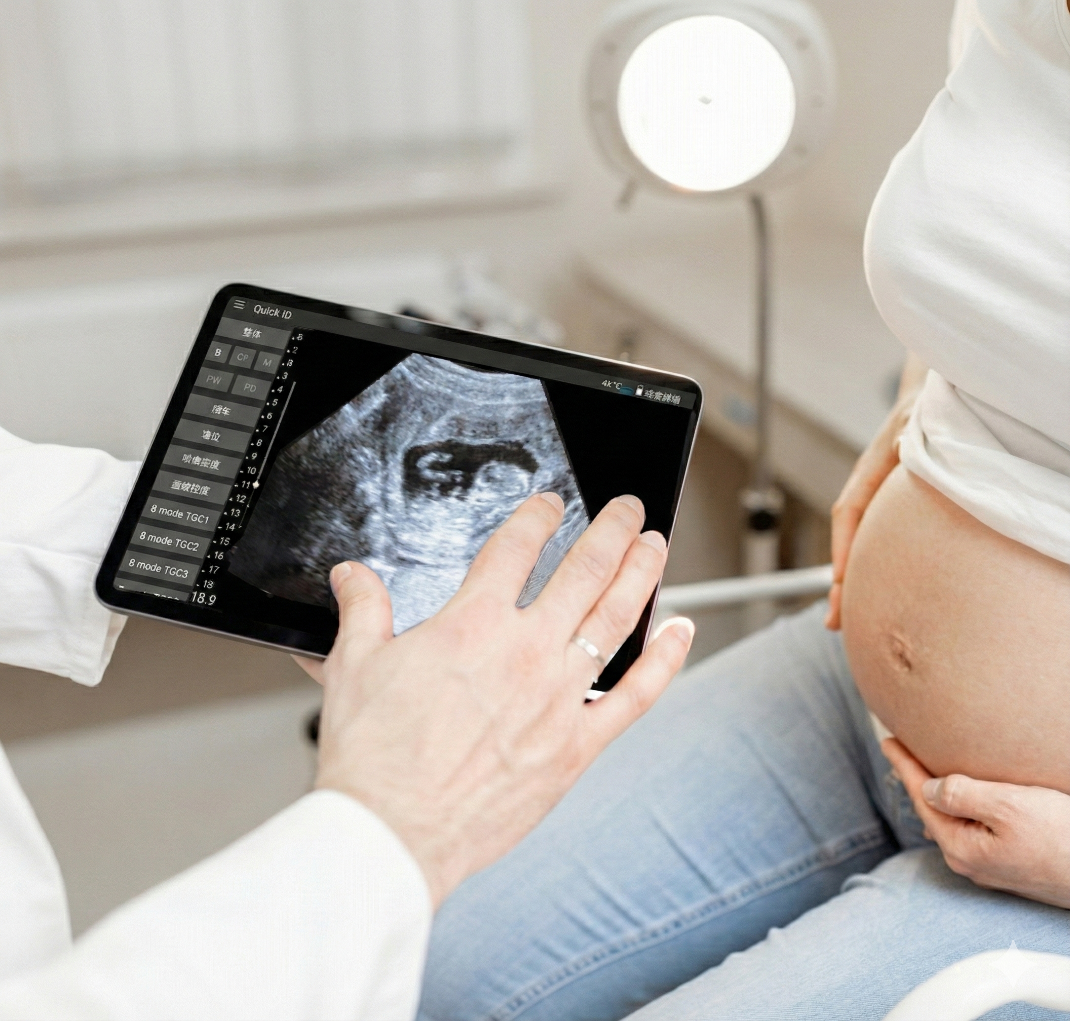 Clinic ultrasound examination